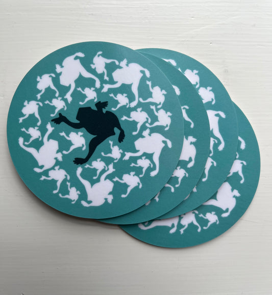 Paketpris 4 st jubileumsgroda grön