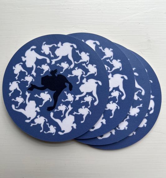 Paketpris 4 st jubileumsgroda blå