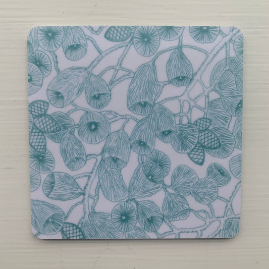 Glasunderlägg Fjæstad grön